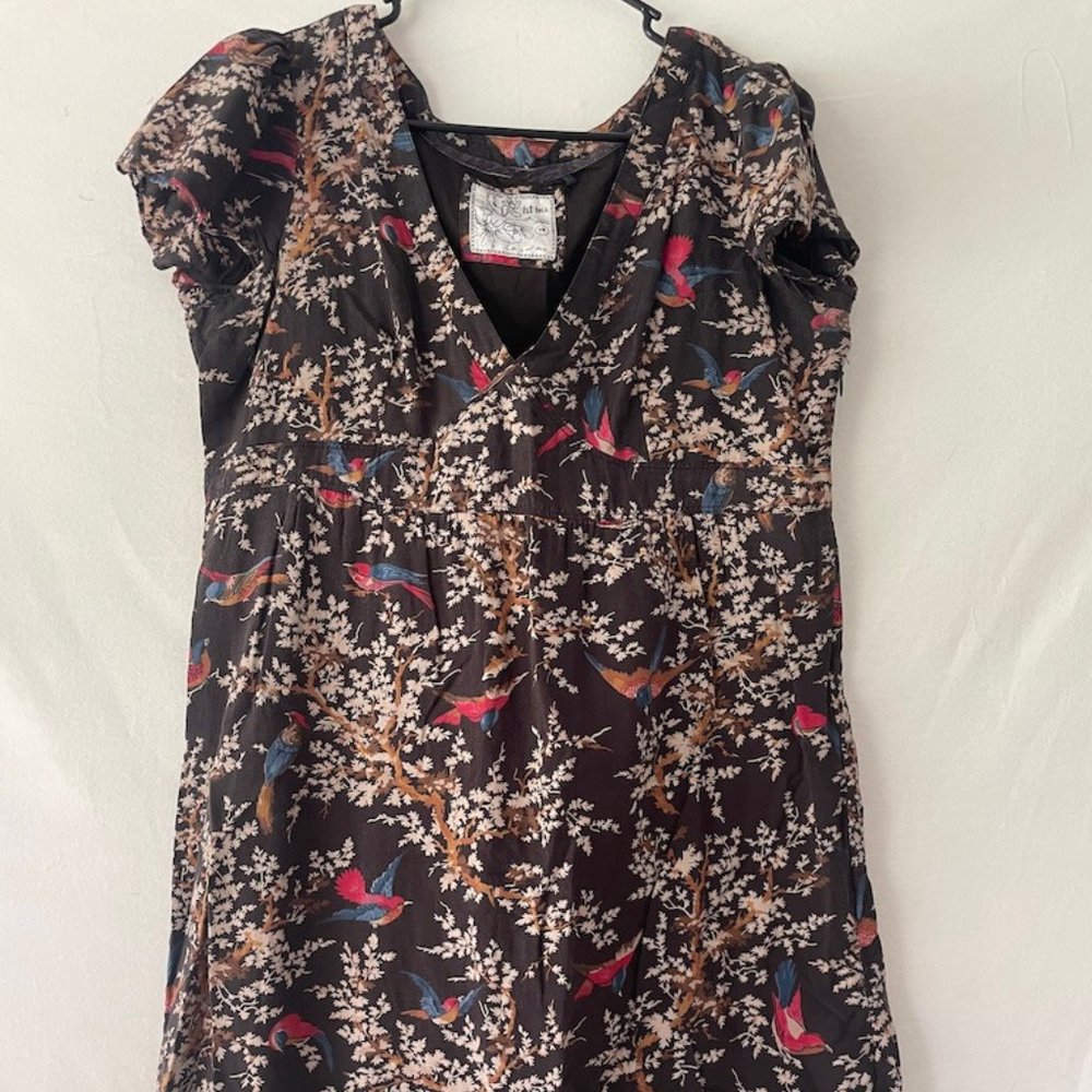 Vintage cotton bird dress